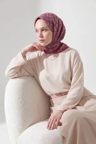 Soft Eşarp Garden Lavanta 90x90 | Silk Home
