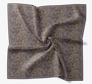 Soft Eşarp Geometrik Gri