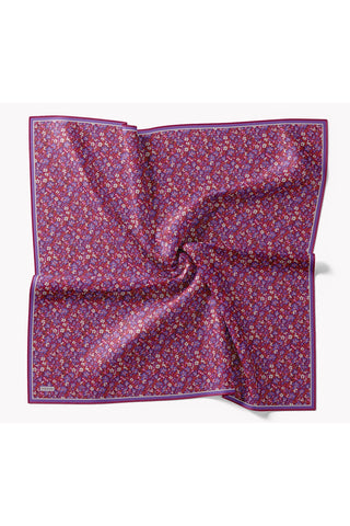 Soft Eşarp Mini Floral Fuşya