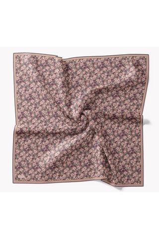 Soft Eşarp Mini Floral Gri