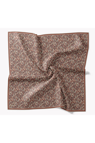 Soft Eşarp Mini Floral Koyu Kırmızı