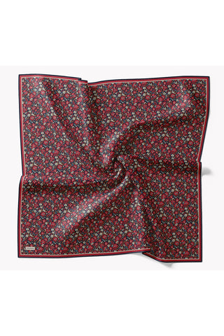 Soft Eşarp Mini Floral Lacivert