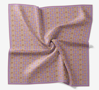 Soft Eşarp Minimal Motif Fuşya - Soft Eşarp - | Silk Home
