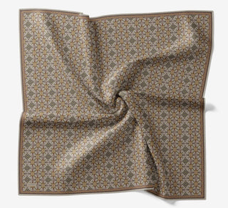 Soft Eşarp Minimal Motif Gri - Soft Eşarp - | Silk Home