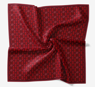Soft Eşarp Minimal Motif Kırmızı - Soft Eşarp - | Silk Home