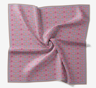Soft Eşarp Minimal Motif Pembe - Soft Eşarp - | Silk Home