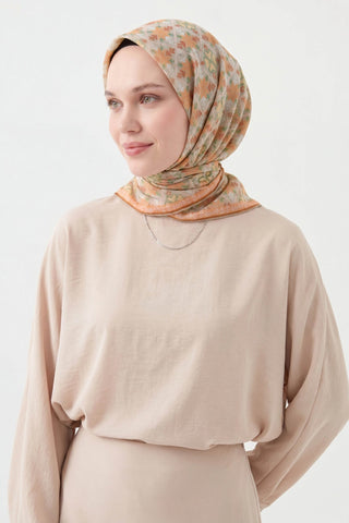 Soft Eşarp Minimal Motif Taş - Soft Eşarp - | Silk Home