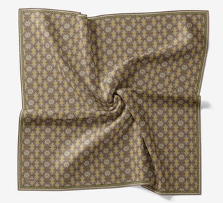 Soft Eşarp Minimal Motif Vizon - Soft Eşarp - | Silk Home