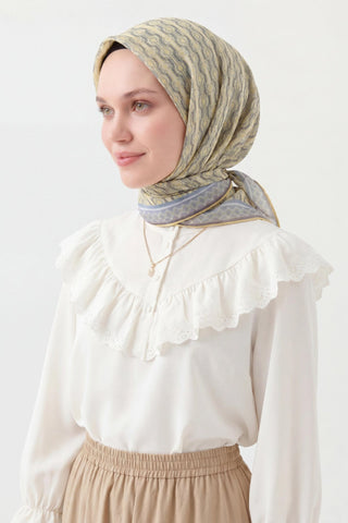 Soft Eşarp Pacman Sarı - Soft Eşarp - | Silk Home