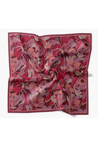 Soft Eşarp Painterly Floral Fuşya - Soft Eşarp - | Silk Home
