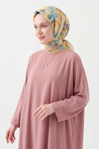 Soft Eşarp Painterly Floral Sarı - Soft Eşarp - | Silk Home