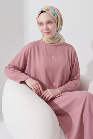 Soft Eşarp Painterly Floral Sarı - Soft Eşarp - | Silk Home