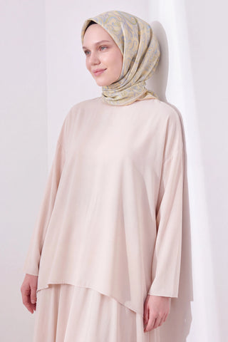 Soft Eşarp Paisley Açık Sarı