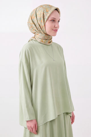 Soft Eşarp Paisley Çağla