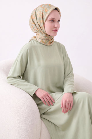 Soft Eşarp Paisley Çağla