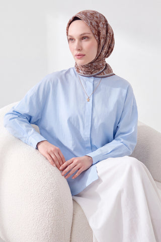 Soft Eşarp Paisley Kahverengi
