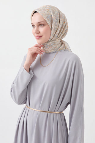 Soft Eşarp Paisley Krem