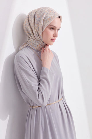 Soft Eşarp Paisley Krem