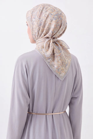 Soft Eşarp Paisley Krem