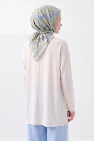 Soft Eşarp Paisley Mavi