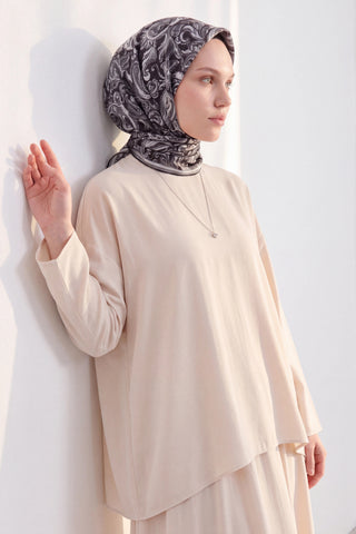 Soft Eşarp Paisley Siyah