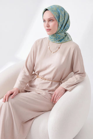 Soft Eşarp Paisley Yeşil