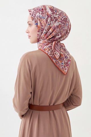 Soft Eşarp Perla Fuşya 90x90