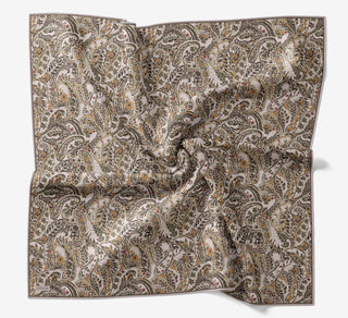 Soft Eşarp Perla Haki 90x90 | Silk Home