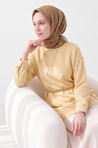 Soft Eşarp Petra Altın Sarısı - Soft Eşarp - | Silk Home