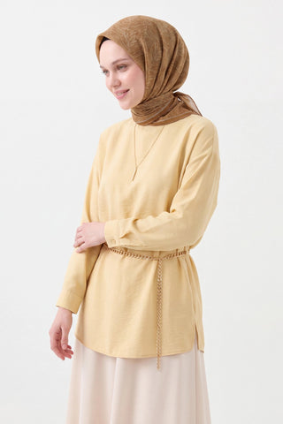 Soft Eşarp Petra Altın Sarısı - Soft Eşarp - | Silk Home