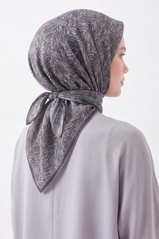 Soft Eşarp Petra Gümüş - Soft Eşarp - | Silk Home