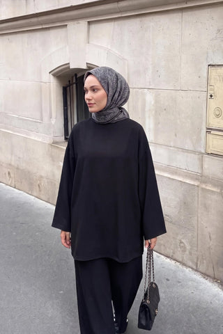 Soft Eşarp Petra Gümüş - Soft Eşarp - | Silk Home