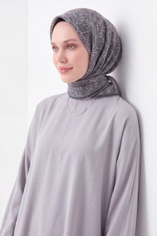 Soft Eşarp Petra Gümüş - Soft Eşarp - | Silk Home