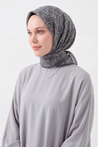 Soft Eşarp Petra Gümüş - Soft Eşarp - | Silk Home