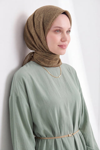 Soft Eşarp Petra Haki - Soft Eşarp - | Silk Home