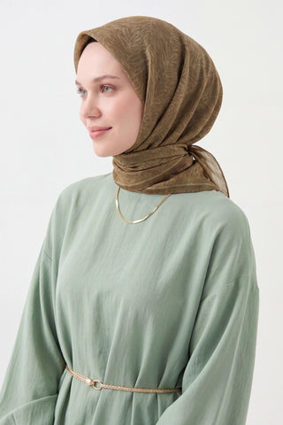 Soft Eşarp Petra Haki - Soft Eşarp - | Silk Home