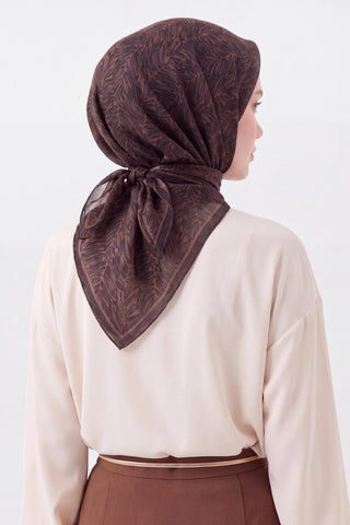 Soft Eşarp Petra Kahverengi - Soft Eşarp - | Silk Home