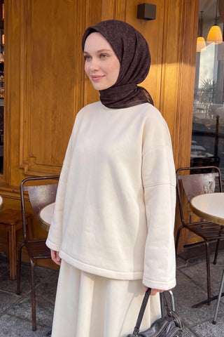 Soft Eşarp Petra Kahverengi - Soft Eşarp - | Silk Home