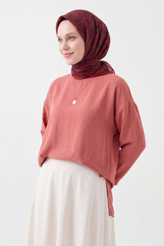 Soft Eşarp Petra Kırmızı - Soft Eşarp - | Silk Home