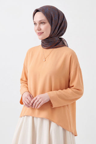 Soft Eşarp Petra Mavi - Soft Eşarp - | Silk Home