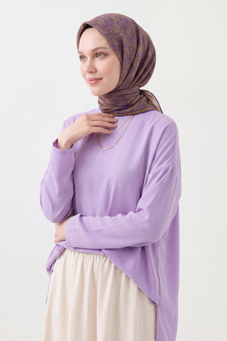 Soft Eşarp Petra Mor - Soft Eşarp - | Silk Home
