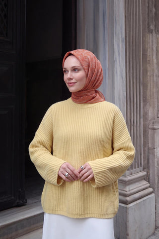 Soft Eşarp Petra Turuncu - Soft Eşarp - | Silk Home