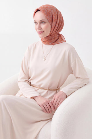 Soft Eşarp Petra Turuncu - Soft Eşarp - | Silk Home