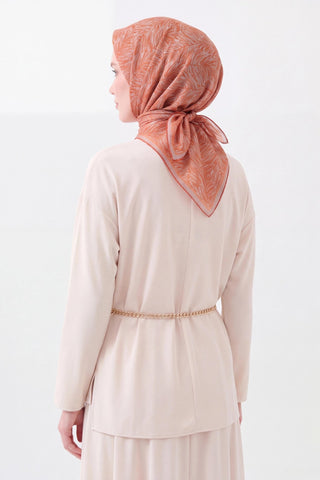 Soft Eşarp Petra Turuncu - Soft Eşarp - | Silk Home