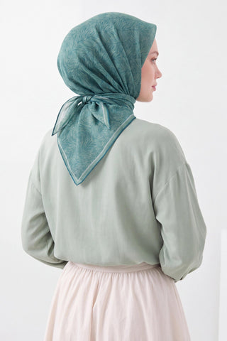 Soft Eşarp Petra Yeşil - Soft Eşarp - | Silk Home
