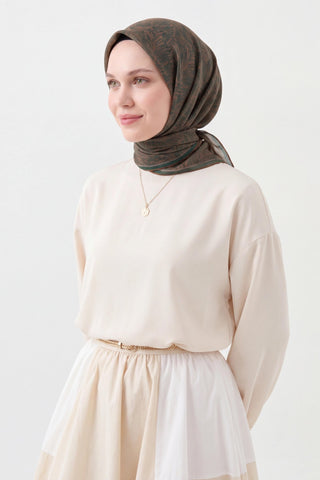 Soft Eşarp Petra Yeşil - Soft Eşarp - | Silk Home