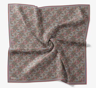 Soft Eşarp Pixel Ethnic Gök Mavisi