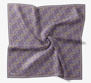 Soft Eşarp Pixel Ethnic Lila