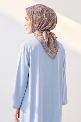 Soft Eşarp Pixel Ethnic Taba