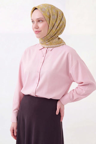 Soft Eşarp Rûmi Açık Gri 90x90 - Soft Eşarp - | Silk Home
